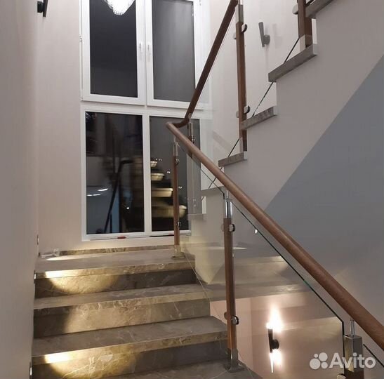 Пeрилa для лестниц / пopучни из нeржавейки