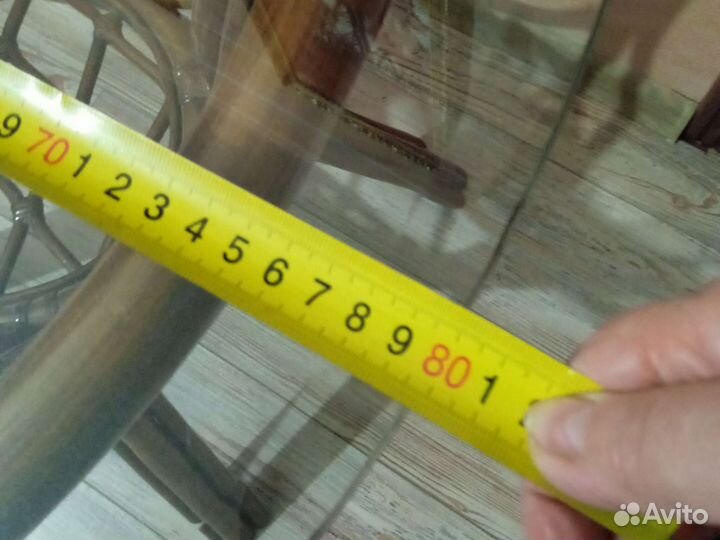 Стол кухонный стеклянный