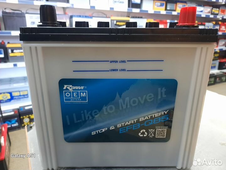 Акб 65Ач RDrive OEM EFB Q-85 PE1T-18-520 9B Mazda