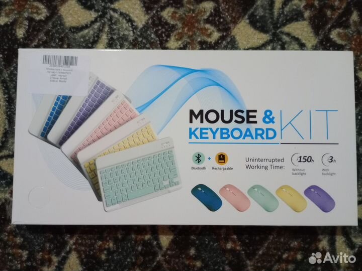 Блютуз клавиатура с мышкой