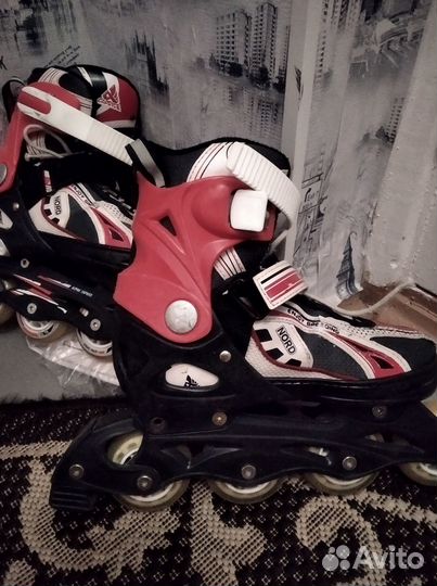 Роликовые коньки детские раздвижные