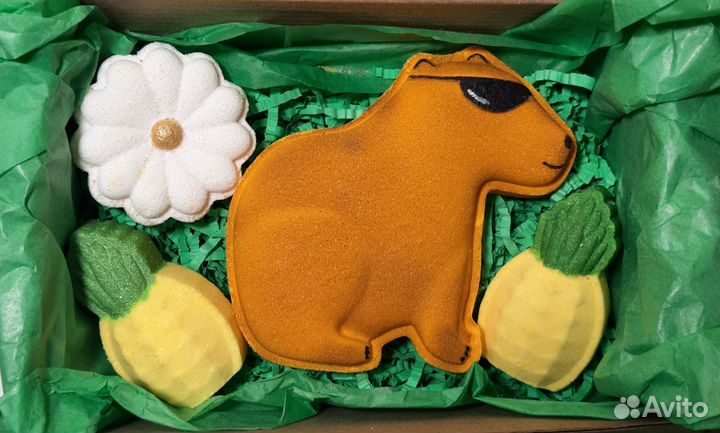 Набор бомбочек для ванн Капибара