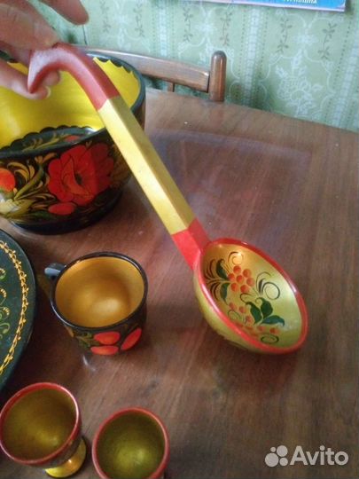 Посуда хохлома СССР