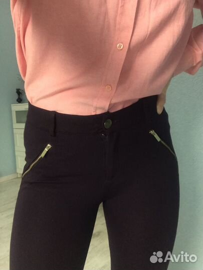 Женские брюки бордовые amisu