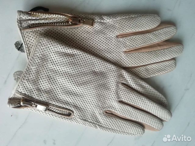 Перчатки кожаные