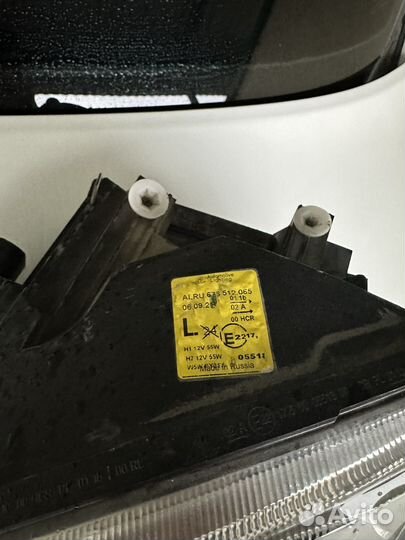 Левая фара на priora