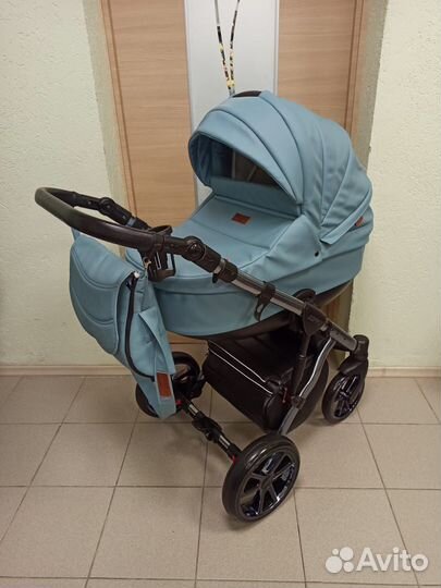 Коляска лимитка Baby Merc Zipy Q 3 в 1. Экокожа