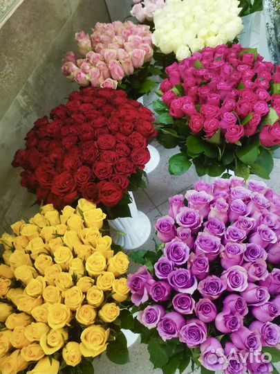 Розы 50см букеты подарки с доставкой 24/7