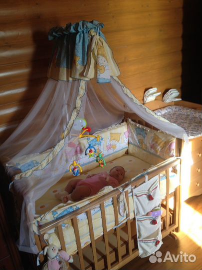 Кроватка и комод Можга Красная звезда