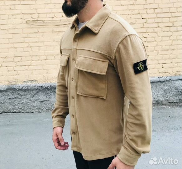 Stone island рубашка мужская
