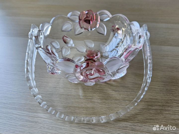 Ваза корзинка конфетница Walther Glas