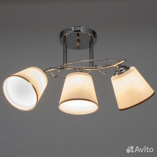 Люстра 2177/3 E27 40Вт хром 50х26х22 см