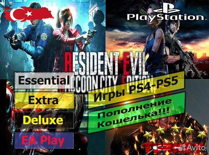 Подписка PS Plus/Raccoon City Edition