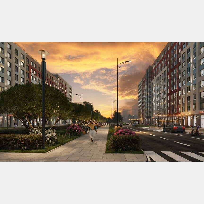 2-к. квартира, 70,7 м², 9/11 эт.