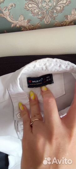 Рубашка школьная 140