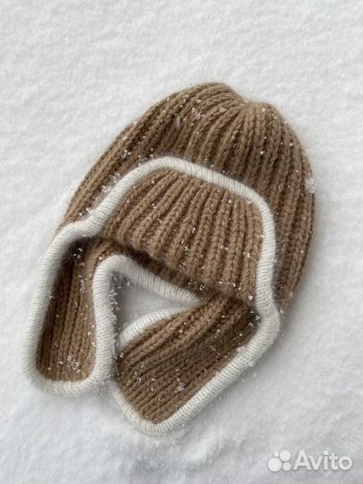 Шапка ушанка женская