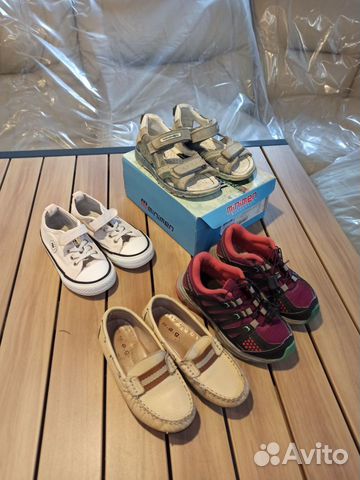 Обувь детская (4 пары) 30 размер salomon, minimen