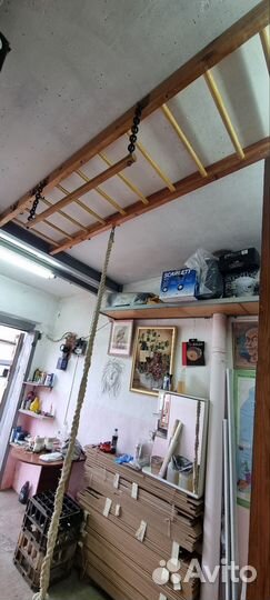 Детская шведская стенка деревянная