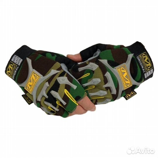 Перчатки беспалые mechanix original камуфляж