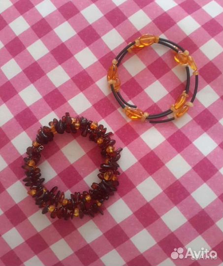 Браслеты Янтарь, Гранат