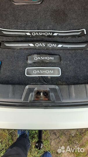 Защита на пороги nissan qashqai