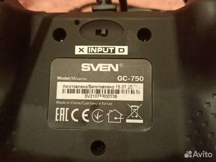 Геймпад Sven gc-750