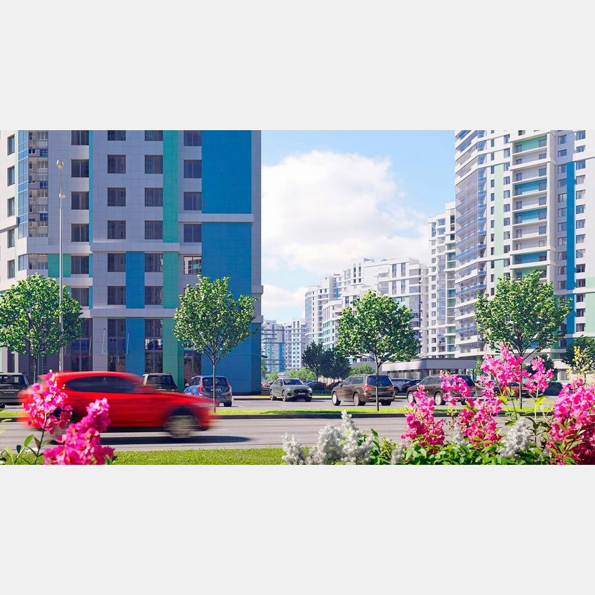 1-к. квартира, 46 м², 6/24 эт.