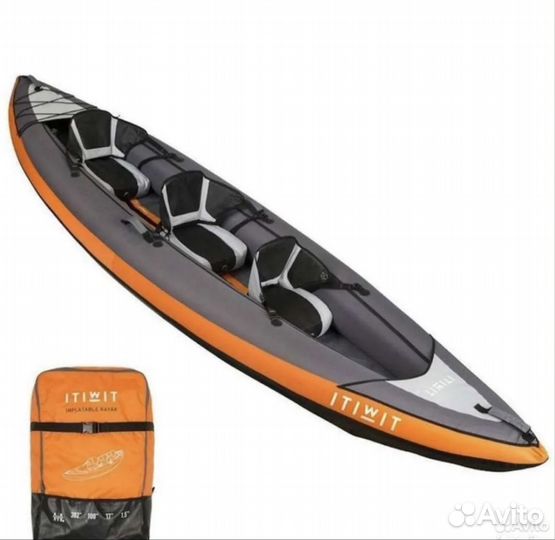 Надувной каяк itiwit 3х местный
