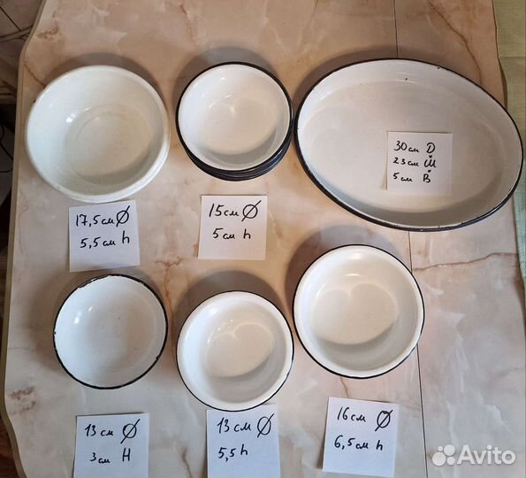 Эмалированная посуда СССР