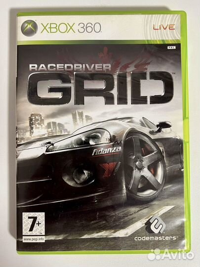 Игра Race Driver: Grid для Xbox 360