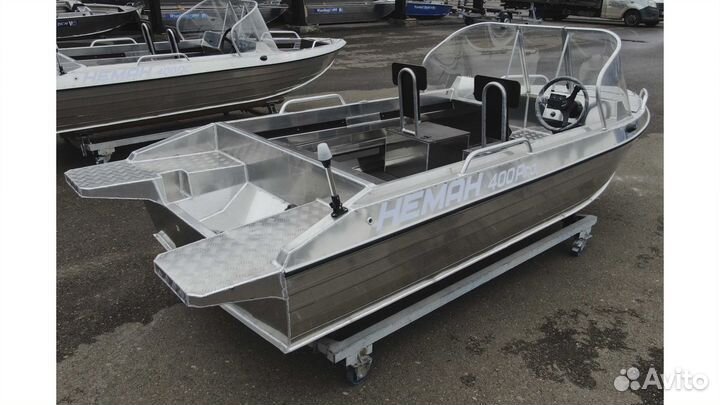 Новая алюминиевая лодка нерегистрат Neman-400 PRO