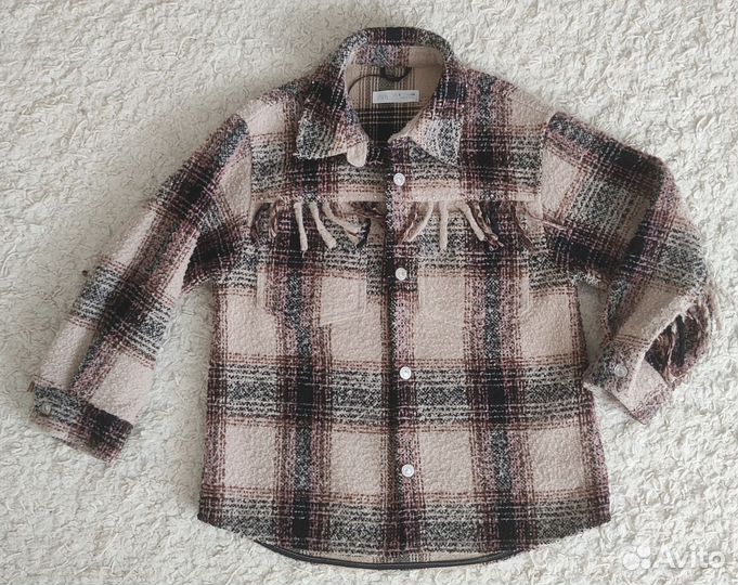Пальто-рубашка zara на девочку