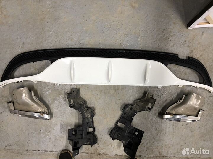 Диффузор задний amg пакет и насадки mercedes w205