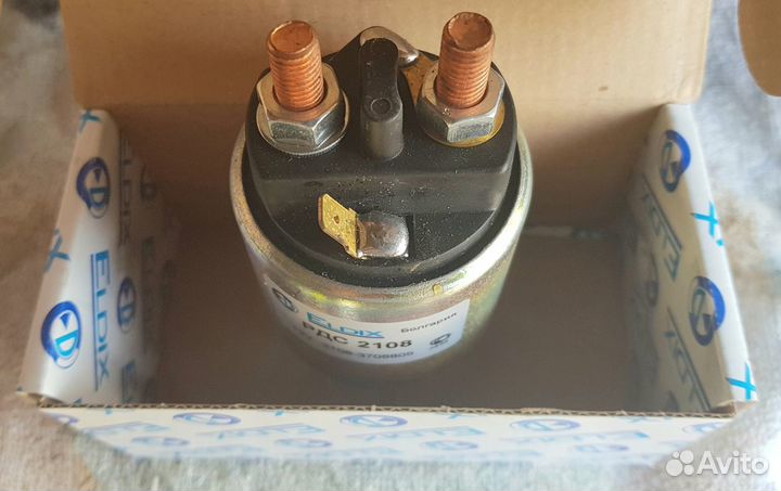 Реле втягивающее Ваз 2108 Eldix новое
