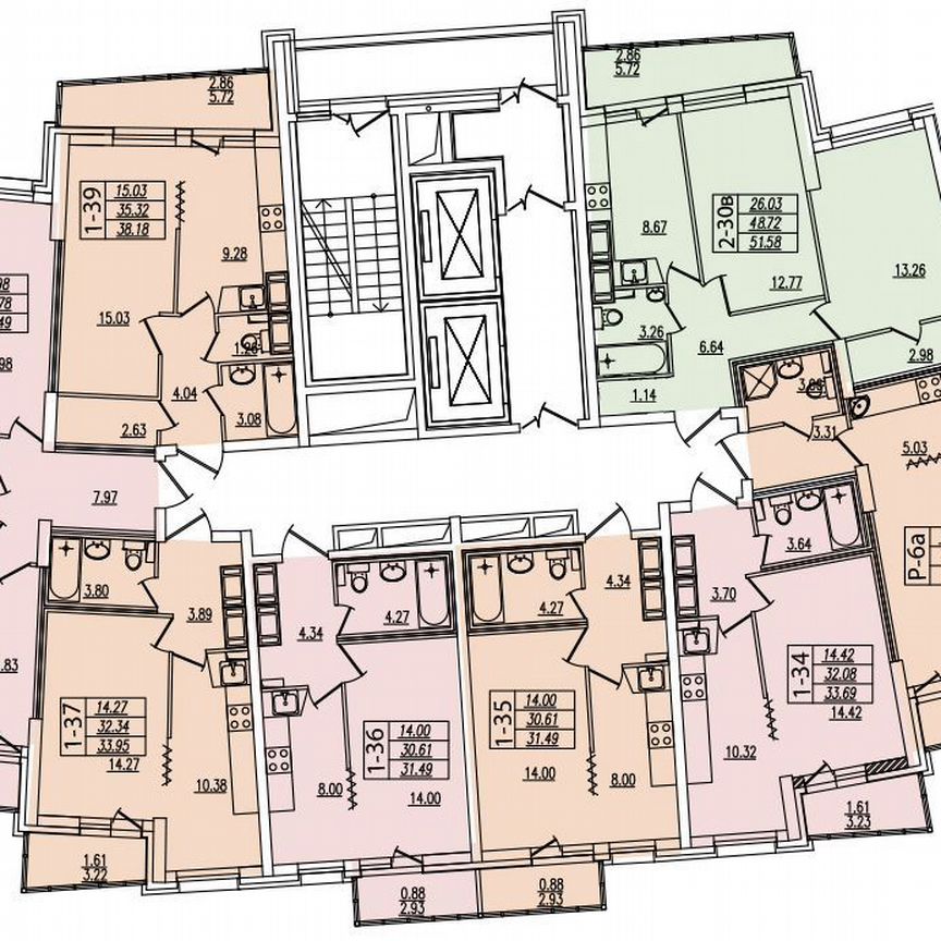 1-к. квартира, 41 м², 17/25 эт.