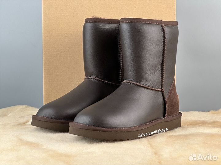 Угги женские Ugg Classic Short Metallic Choco