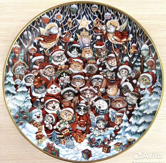 Franklin mint, коллекционная декоративная тарелка