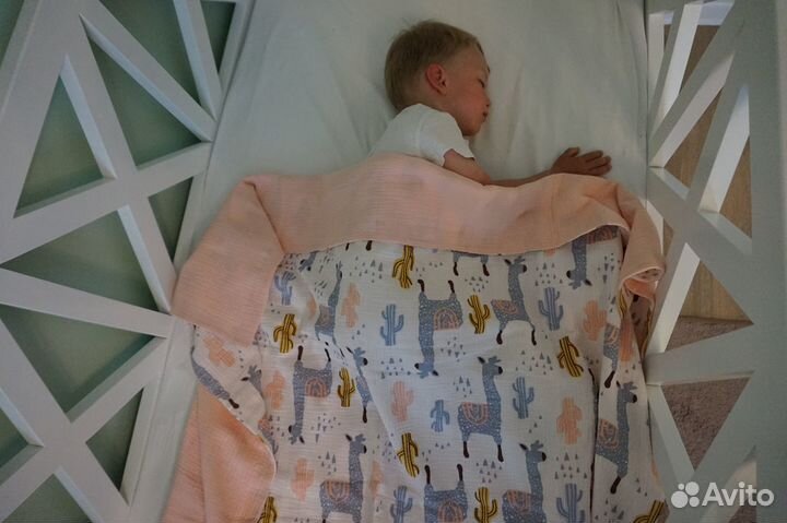 Плед муслиновый дышащий 120х90см