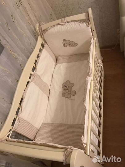 Бортики в детскую кроватку бу