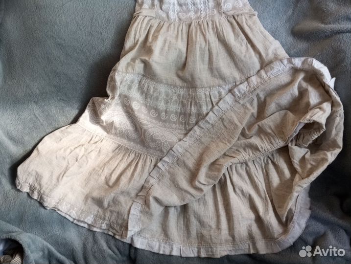 Платье лен 42