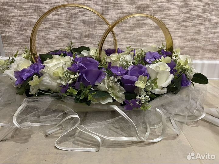 Свадебные кольца на автомобили