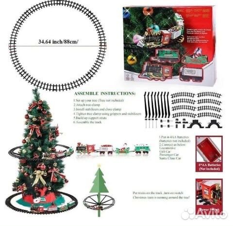 Новогодний поезд на елку