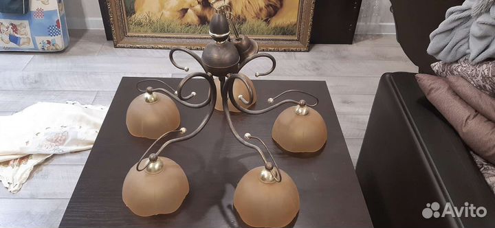 Люстра подвесная потолочная большая