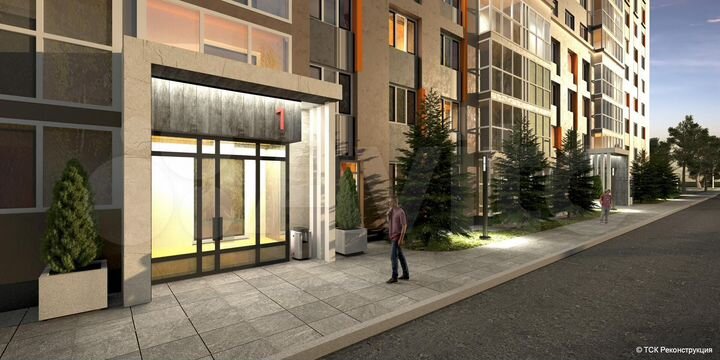 1-к. квартира, 34,1 м², 2/10 эт.