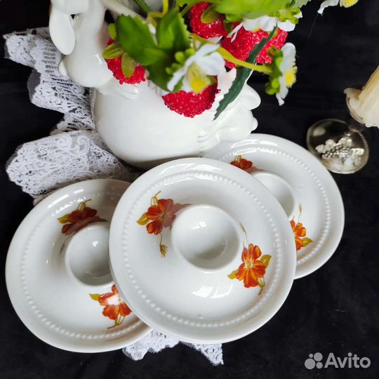 Пашотницы разные подставка для яиц Фарфор Германия