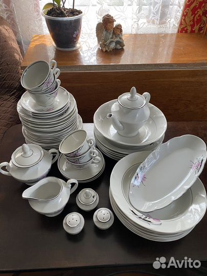 Столовый сервиз фарфор Рига СССР