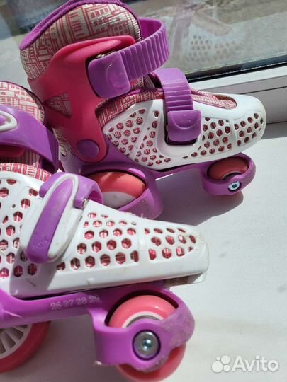 Роликовые коньки детские раздвижные