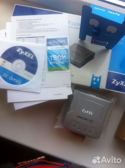 Модем ZyXel omni 56k mini EE
