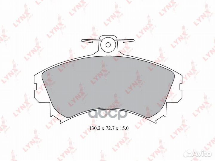 Колодки тормозные дисковые перед BD5526 LYN
