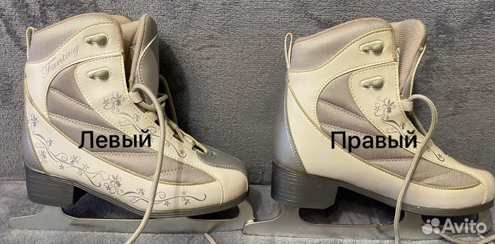Коньки женские 39 размер /бу